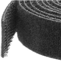 StarTech Hook and Loop Tape 25 ft Roll -Black